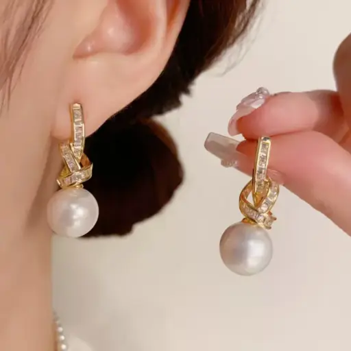 Boucles d’oreilles Perl – Luxe