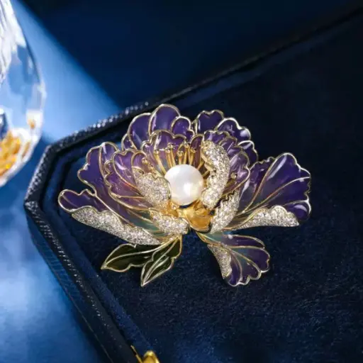 Broche Fantaisie Élégante – Fleur