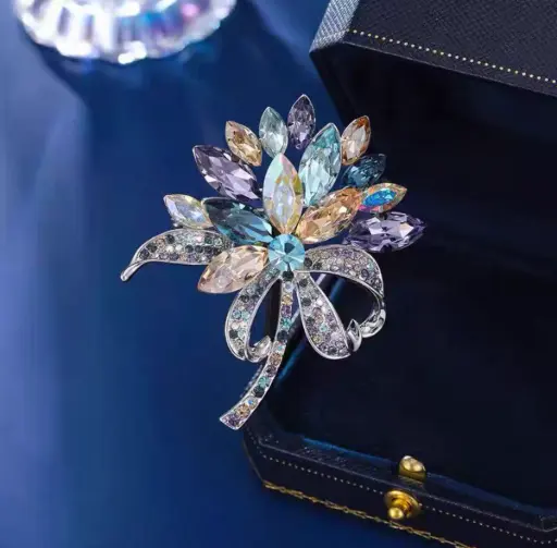 Broche Fantaisie Fleur Sublimer