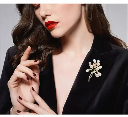Broche Fantaisie Élégante – Perl-2